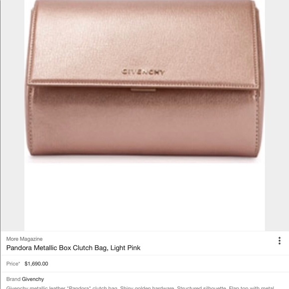 Givenchy Pandora Metallic Box Clutch - Picture 8 of 8